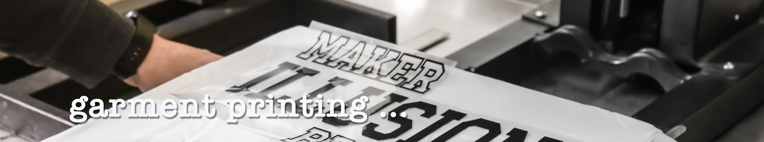 garment printing north wales